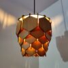 Wooden Hexagon Lamp