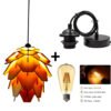Wooden Leaf Lamp
